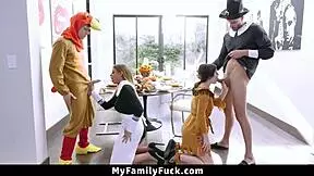 stepfamily hot foursome on dinner table, what do you think?