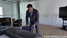 Foster Alex Coal gets punished in the garage after revealing family photo 😏