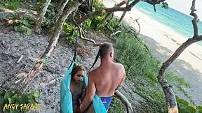 Public Fingering at Beach Turns Latina Wild!
