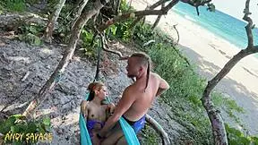 Public Fingering at Beach Turns Latina Wild!