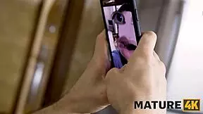 Mature Woman in Red Bra Banged by Horny Stepson