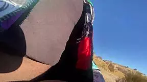 we squeezed in a quick fuck before class in the car