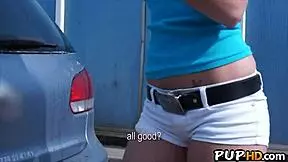 Hot teen tracy anderson gets picked up and fucked outdoors in public reality