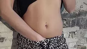 lulu gun's tight pussy drilled by old man on site, facial cumshot licked up