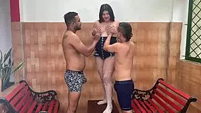 Old Curvy Wife Bent Over Rough Fuck with Friend