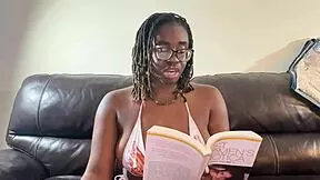 tee vuitton settles in for a steamy bath while reading aloud just for you.