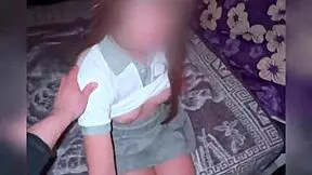 mexican schoolgirl sucking in the dark with her classmate