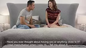 uhh, kissable kitten shows pink twat, looses virginity