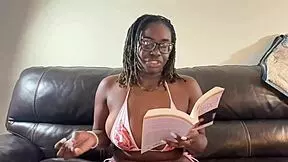 tee vuitton settles in for a steamy bath while reading aloud just for you.