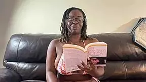 tee vuitton settles in for a steamy bath while reading aloud just for you.