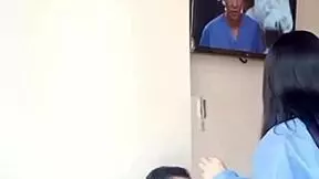 Latina Teen in Uniform Gives Intense Blowjob Leading to Facial Orgasm