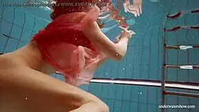 hot deniska naked underwater babe