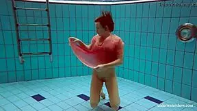 hot deniska naked underwater babe