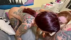 Fucking Two Juicy Redheads In A Wild Threesome