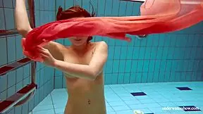 hot deniska naked underwater babe