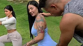 Workout Routine Ends in Hot Sex with Tattooed Latina