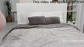 Blonde with narrow ass takes monster cock deep in the forest!