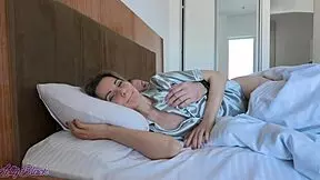 Horny stepmom says, 'Suck my big pussy lips before doggystyle and swallowing your cum.'