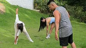 Workout Routine Ends in Hot Sex with Tattooed Latina