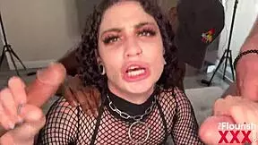 lydia black gets dap dp bukkake gangbang in exclusive trailer