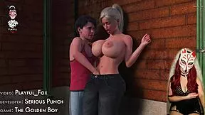 golden boy 21 exploding hard on sexy milf