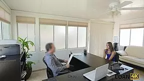 Young whore screams loudly from multiple orgasms with monster cock in pussy.