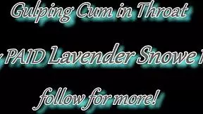 Švedska boginja v ribjih nogavicah glasno gagga pri umazanem blowjobu za izliv v grlo