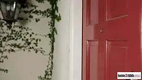 yo, dominant lesbian cop gets rimmed by her captive in wild action.