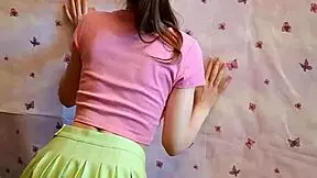 i gave a blowjob through the walls for our first homemade gloryhole with the skinny neighbor couple