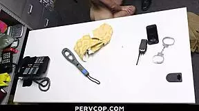 Thief Sucks Guard's Cock To Avoid Crime!