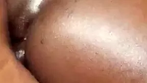 her beautiful ebony butt, why didn't i spare that wet pussy with big tits?