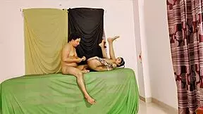 Uttaran20 - Sweet Teen Surprised with Wild FFM Threesome and Facial Finish.