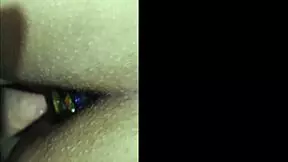 Exploring anal play with my toy for the first time