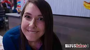 blondie teen 18+ gets naughty at a mexican restaurant and suck dick in public -cici shellz peter green