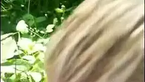 Watch this cute Tinder girl give an outdoor blowjob?