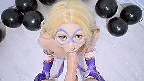 sloppy blowjob deepthroat cum in mouth orgasm!