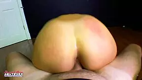 Petite brunette's wild solo session