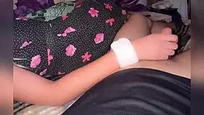 Gio Morena Shows Her Moans in Sheer Red Lingerie!