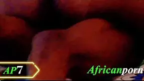 Ebony teen gets fucked hard in missionary and doggystyle positions