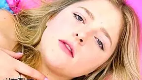 Luminous Blonde Beauty Boldly Shows Her Sexy Body In Casting