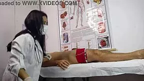 Nurse treats first patient in hospital