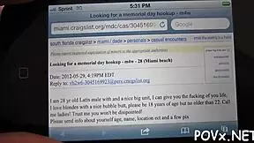 Hard dick brings joy to horny chick