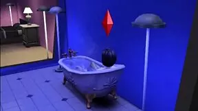 Wicked Whimsville Star Carmen Dives into Solo Bath Action