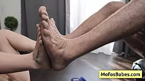 Thalia Rhea gets hammered doggystyle by Charles Dera's big cock, her wet pussy horny.