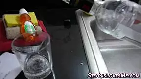 The amateur teen 18+ stepsis says, 'I'm sucking cock and fingering my pussy in this high definition hardcore video'