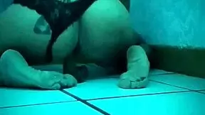 La pandita enjoys favorite toy this hot year.