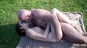 Fat Old Man Licks Young 18+ Pussy