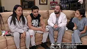 Mia'S Pussy Gets Shocked And Blasted With Cum