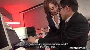 Japanese office lady Aya Kisaki, wanna suck this dick?