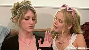 Coco Lovelock and Melody Marks have hardcore sex before the event, she says shyly